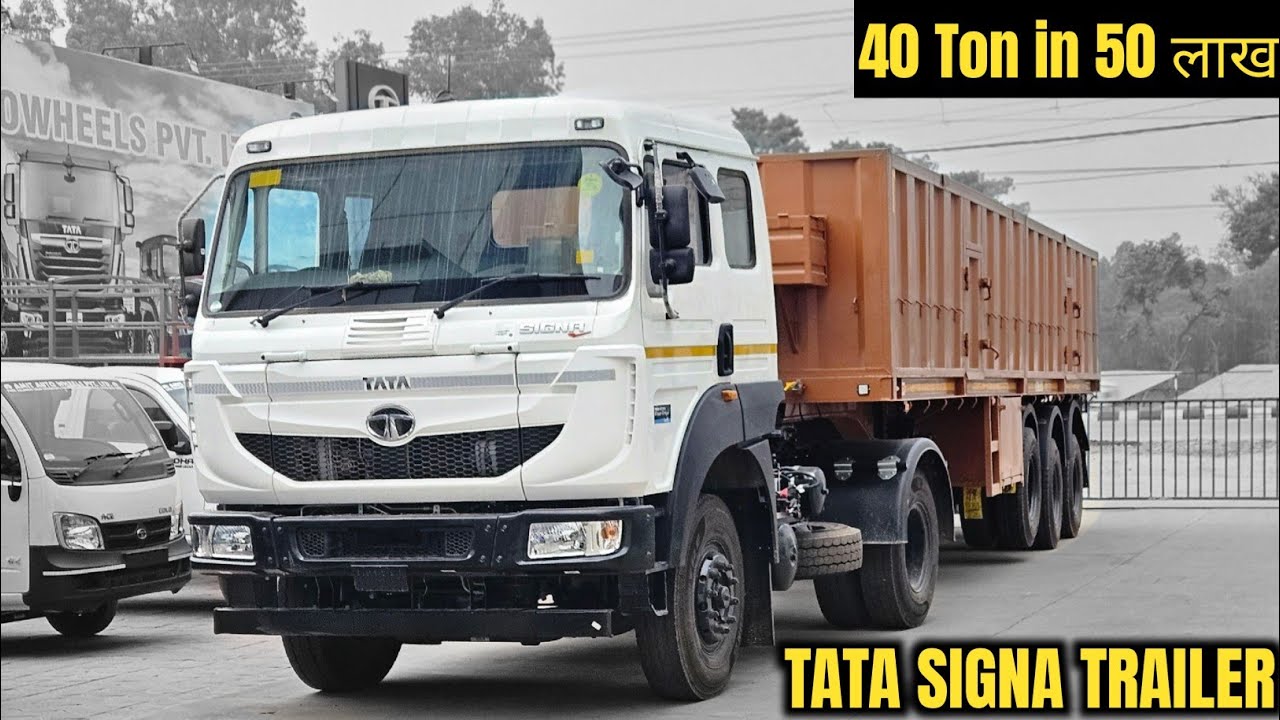 50 लाखा 18 चक्क Trailer 2025 Tata Signa 5530.S Tractor DLT Trailer|New TataDLT Trailer Price,feature