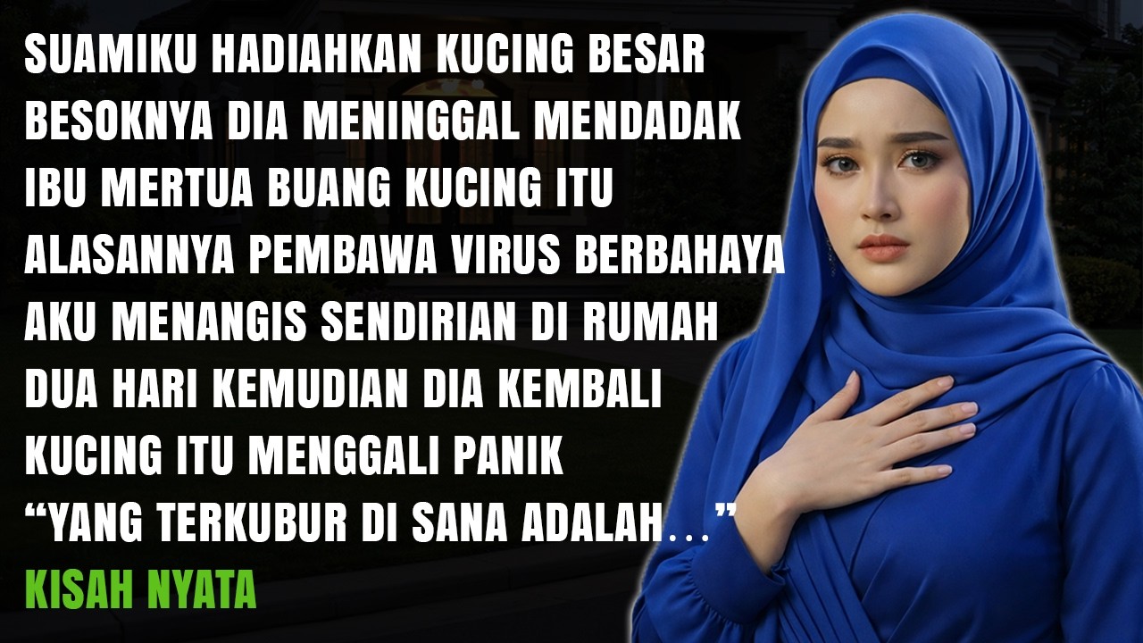 IBU MERTUA BUANG KUCING HADIAH SUAMI SETELAH DIA TIADA, TAPI SI KUCING KEMBALI BONGKAR RAHASIA...