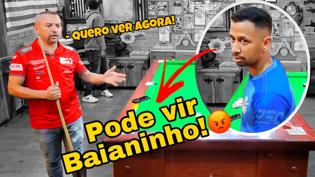 “Fica falando de longe não Gugu” BAIANINHO INTIMA GUGU SEM MEDO AO SER PROVOCADO E JOGO PEGA FOGO