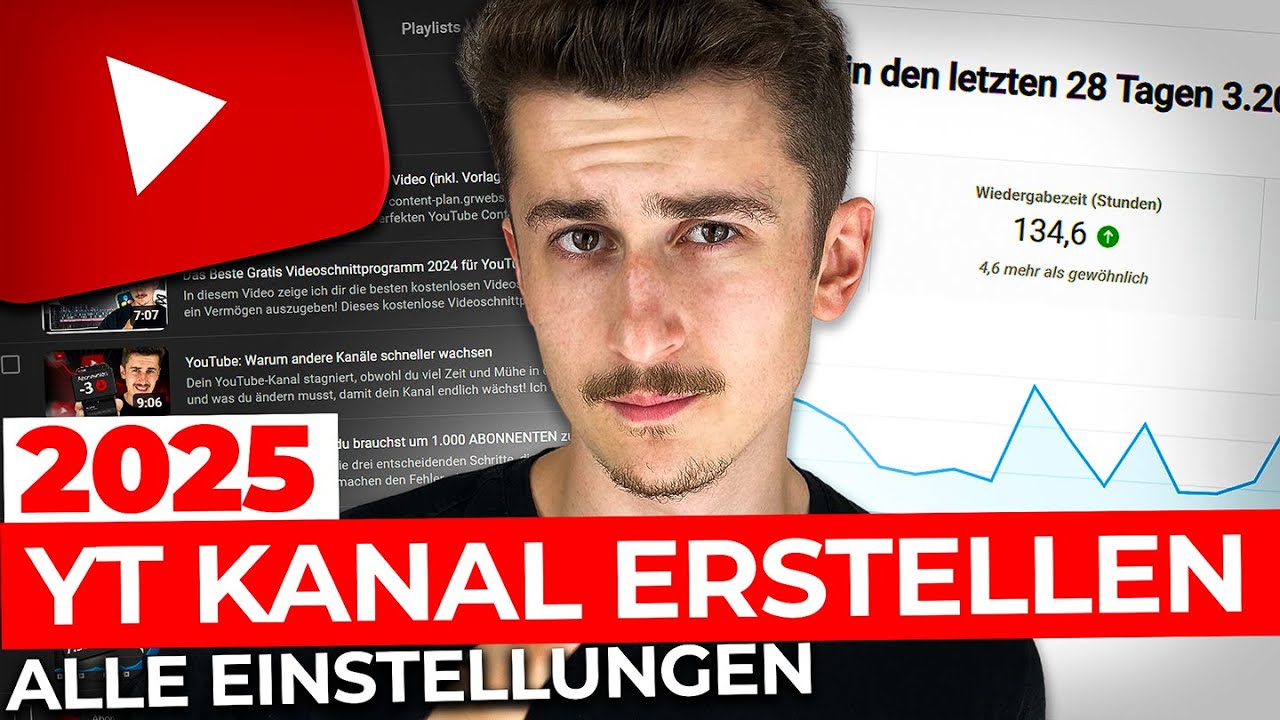 YouTube Kanal erstellen 2025: Der ultimative Guide