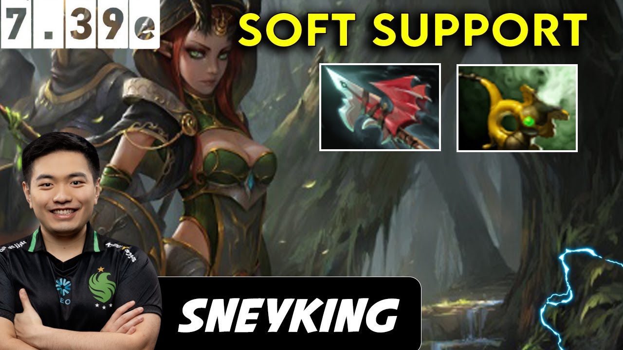 Sneyking Enchantress Soft Support - Dota 2 Patch 7.39e Pro Player Full Gameplay