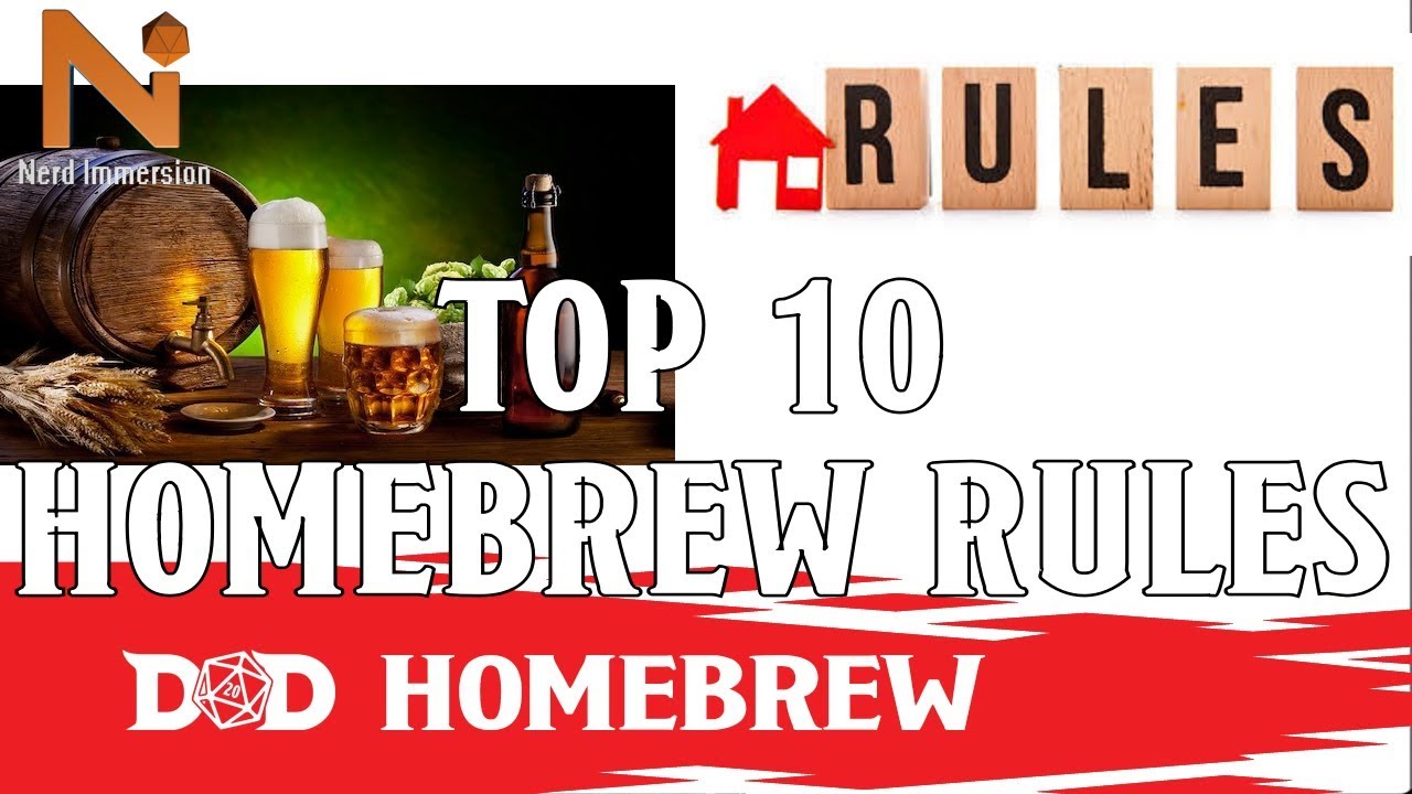 Top 10 D&D 5e Homebrew Rules | Nerd Immersion