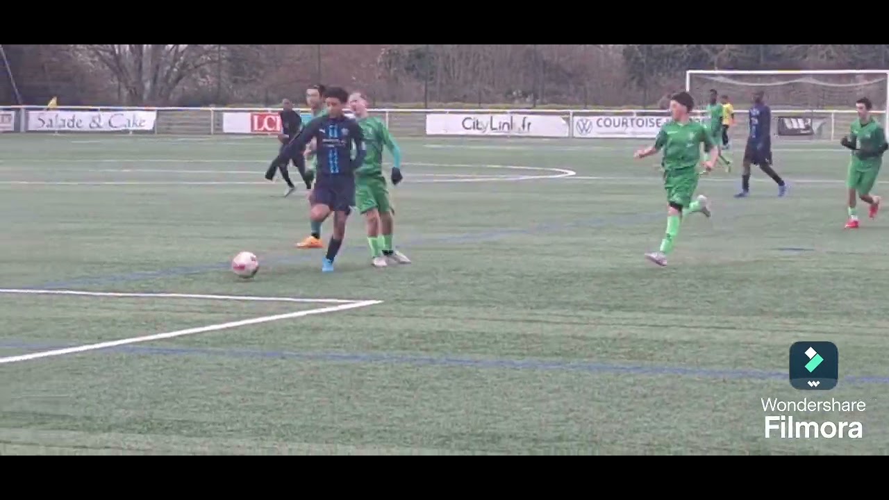 u14 : SAINT BRICE FC vs AS ERMONT  B  Championnat D3 VAL d'Oise.  08/02/25