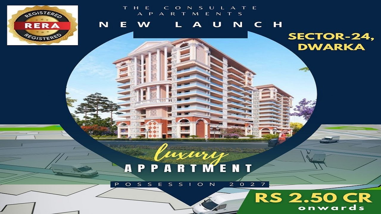 The Consulate Apartments: Walk Through I Super Luxury Apartments In Dwarka I