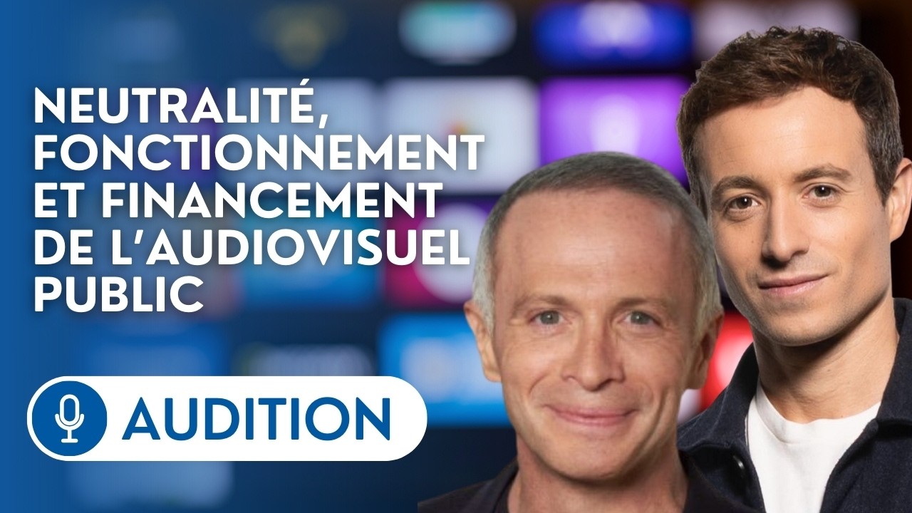🔴Les présentateurs Hugo Clément et Samuel Étienne sur l’audiovisuel public