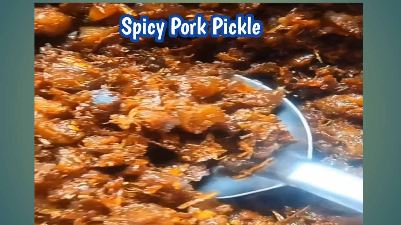 How to Make Homemade Chunks Pork Pickles. Full Details &TryMe Nagaland 