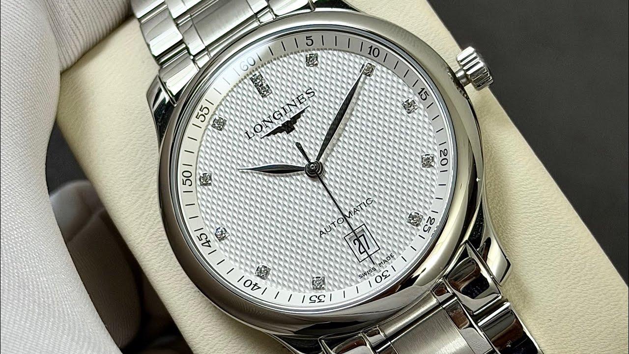 [Hiếm, Đep] Đồng hồ Longines Master Collection Diamond L2.628.4.77.6