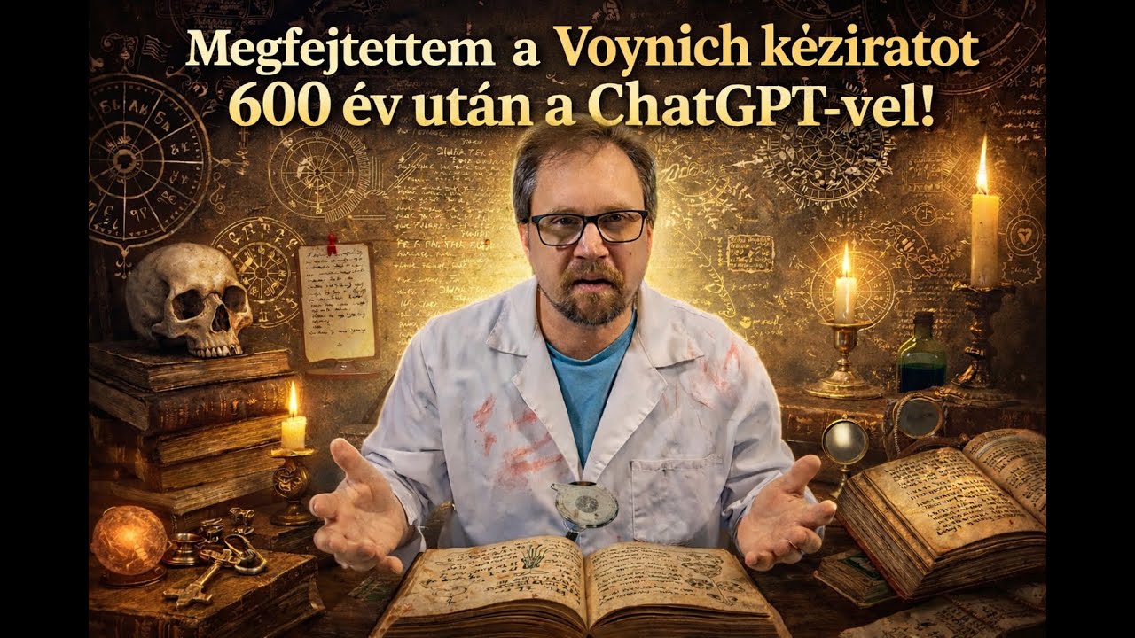 Titok, amit 600 évig rejtegettek – A Voynich kézirat megfejtve ChatGPT-vel #044