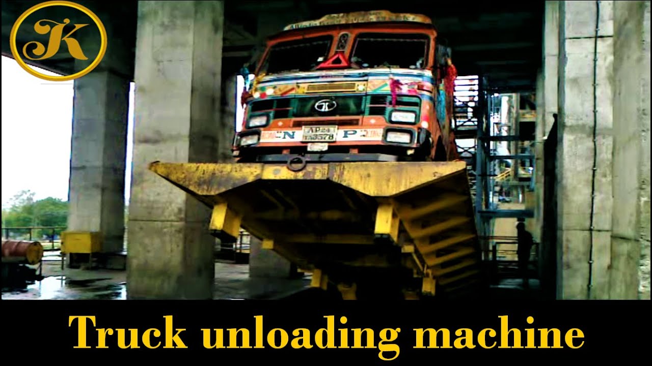 Truck Unloading machine system