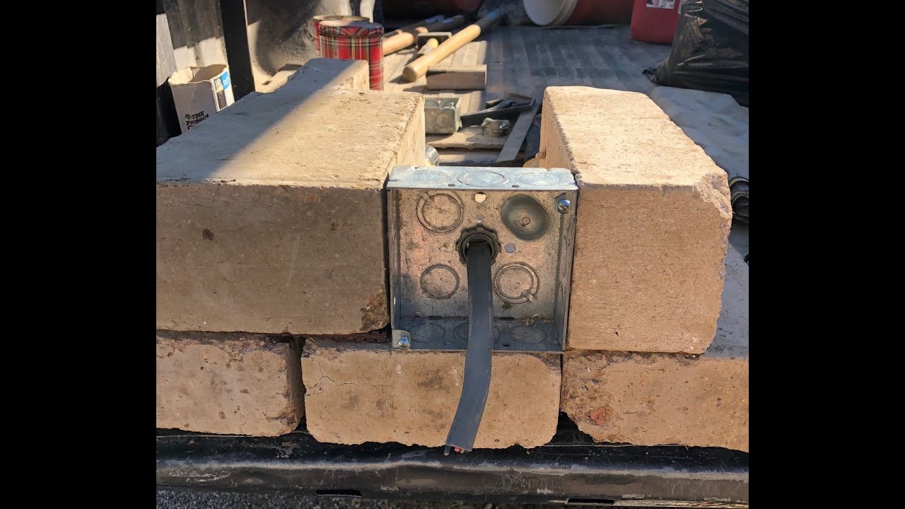 Part 7 - Installing an Electric Box in a CEB Wall
