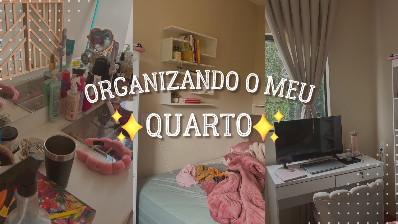 ORGANIZANDO O MEU QUARTO ✨🧹 | assista para se motivar