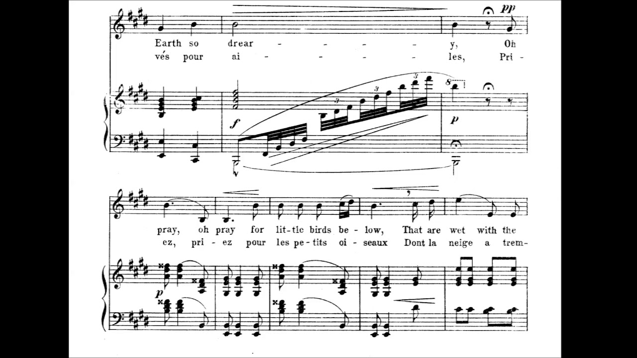 Le No&euml;l des oiseaux - C&eacute;cile Chaminade [With score]