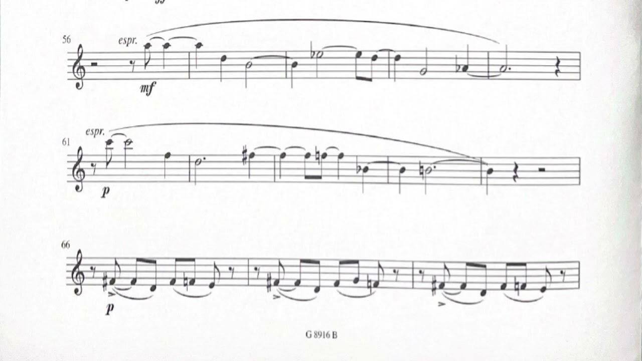 Guillaume Connesson Techno Parade For flute and Clarinet with Score