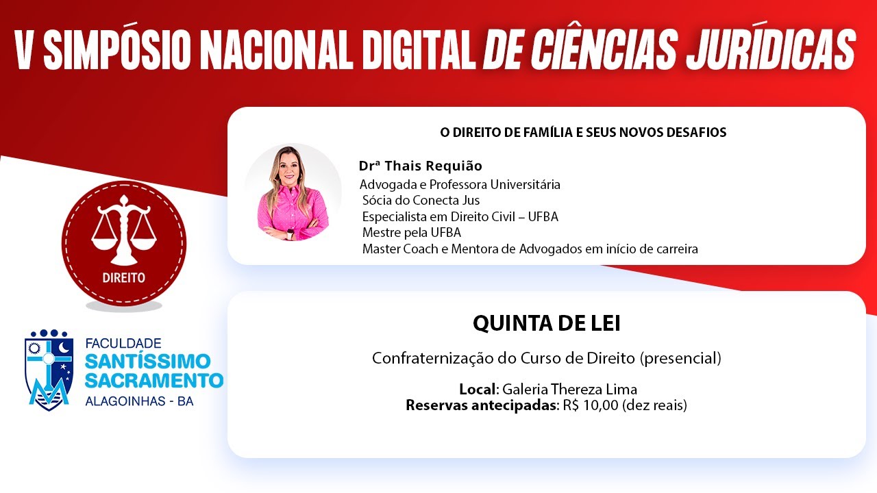 V SIMP&Oacute;SIO NACIONAL DIGITAL DE CI&Ecirc;NCIAS JUR&Iacute;DICAS