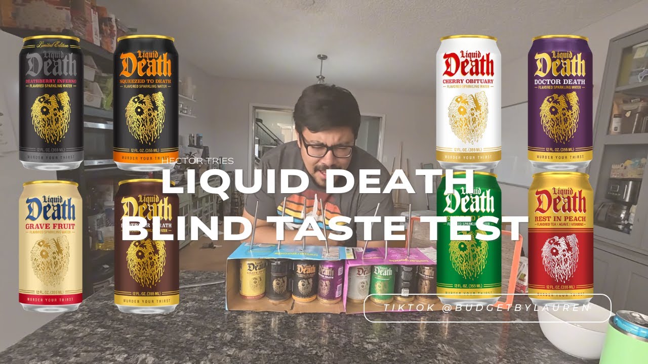 Liquid Death Blind Taste Test