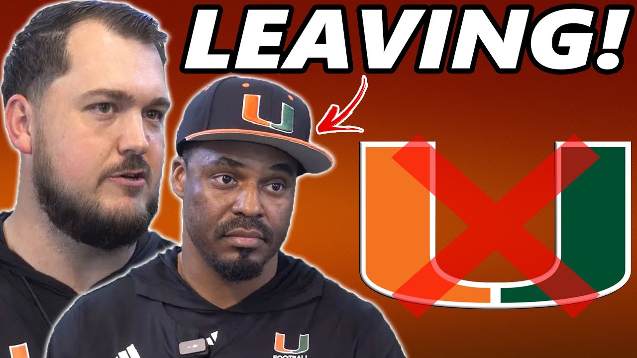 Miami Hurricanes Lose RB Coach Matt Merritt to NFL + TE Coach Cody Woodiel Leaves