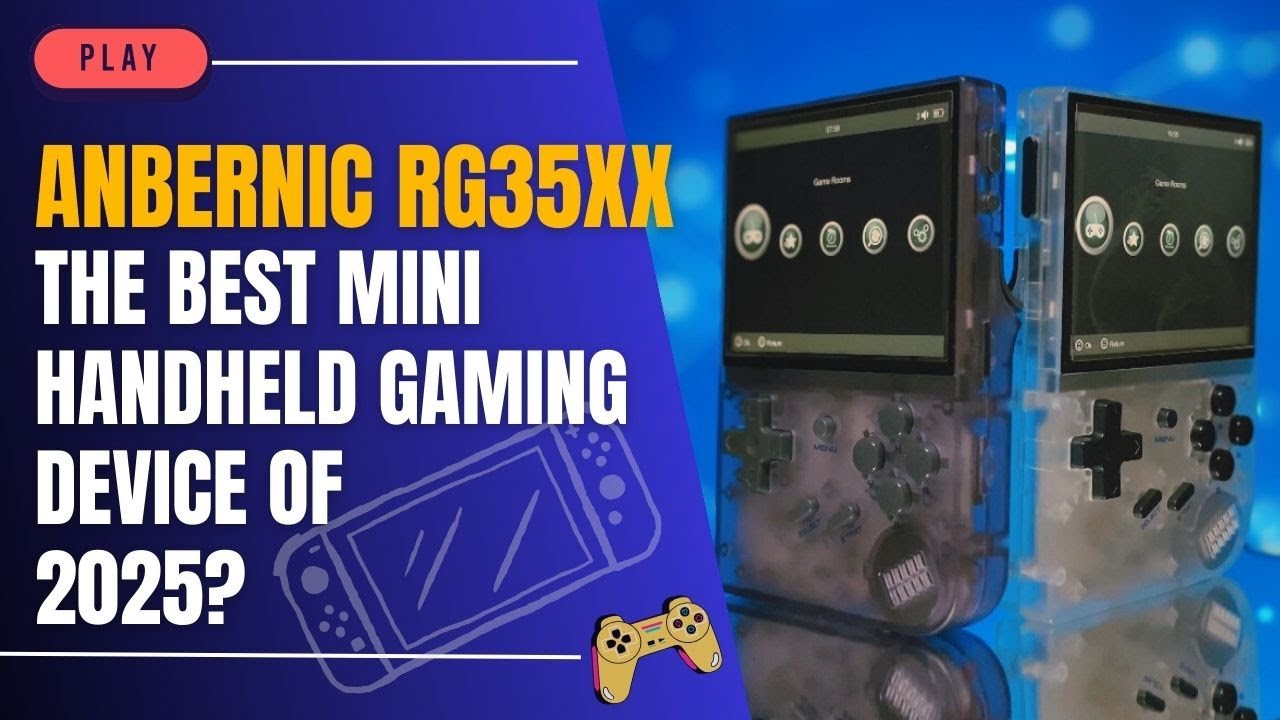 The Best Mini Handheld of 2025? - ANBERNIC RG35XX Unboxing & Review