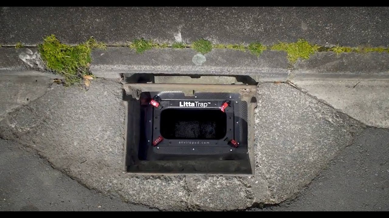 EnviroPod™ LittaTrap™: An innovative stormwater catch basin insert. 50,000 installs globally