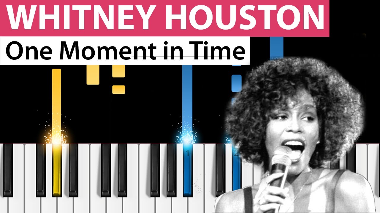 Whitney Houston - One Moment in Time - Piano Tutorial - How to play One Moment in Time