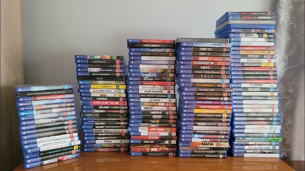 PS4 game collection update December 2023