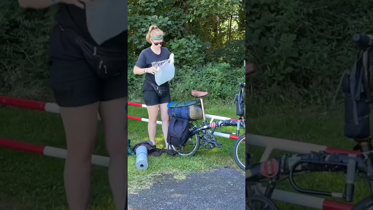 BIKEPACKING!! Folding bike touring - hobocyclist #cycling #bikepacking #travel #foldingbike #bicycle