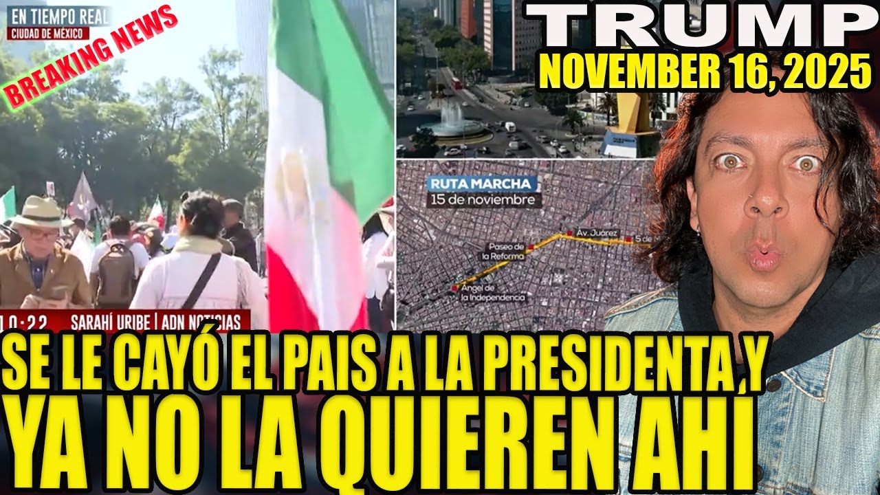 SE LE CAYO EL PAIS A LA PRESIDENTA SHEINBAUM Y YA NO LA QUIEREN AH&Iacute;