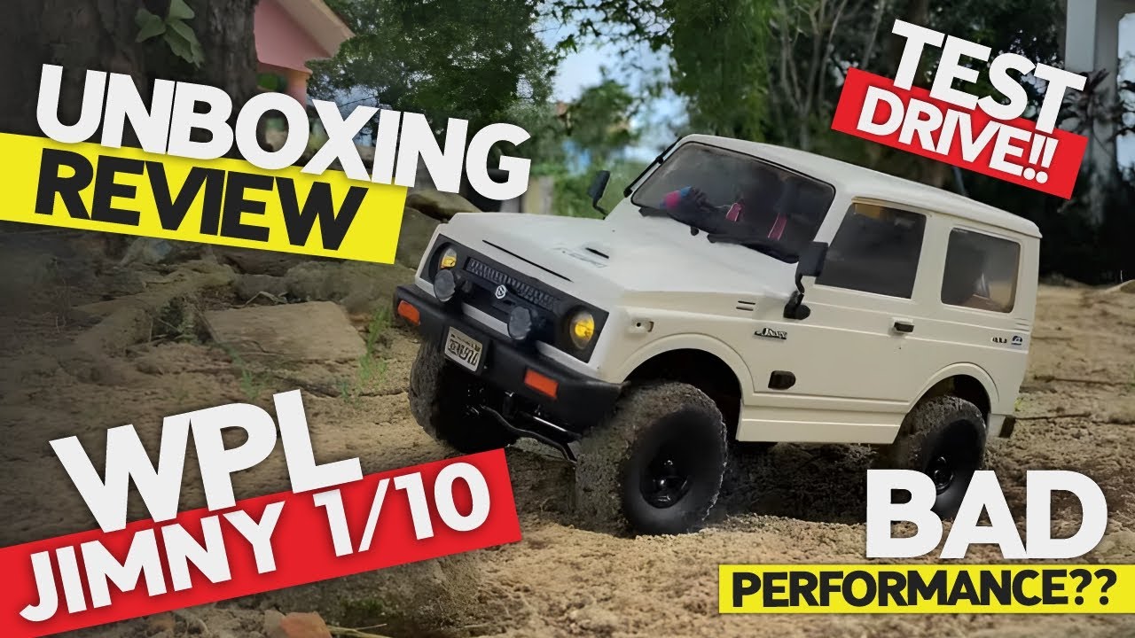 SCALE RC but Bad Performance? 1/10 Scale WPL JIMNY C74 | Jimny Series | Unboxing & Test Drive #asmr