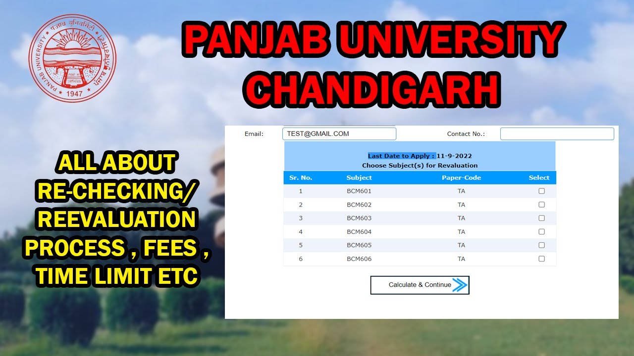 ALL ABOUT RE-CHECKING/REEVALUATION PROCESS , FEES , TIME LIMIT ETC