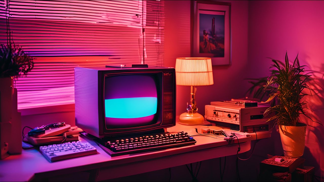 Bit Brothers - Neon hug(80s calming lofi for stressful days).. Suno AI,Runway Gen-3,Claude