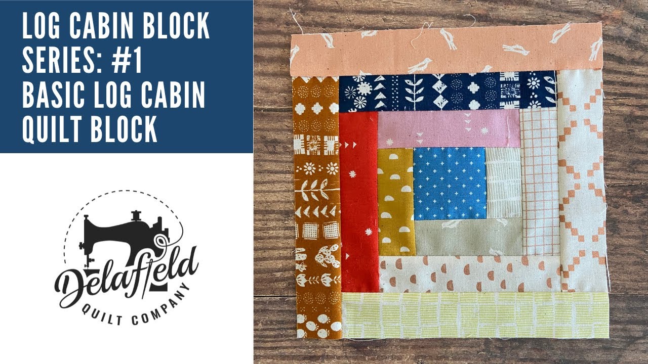 How to make a basic log cabin  quilt block