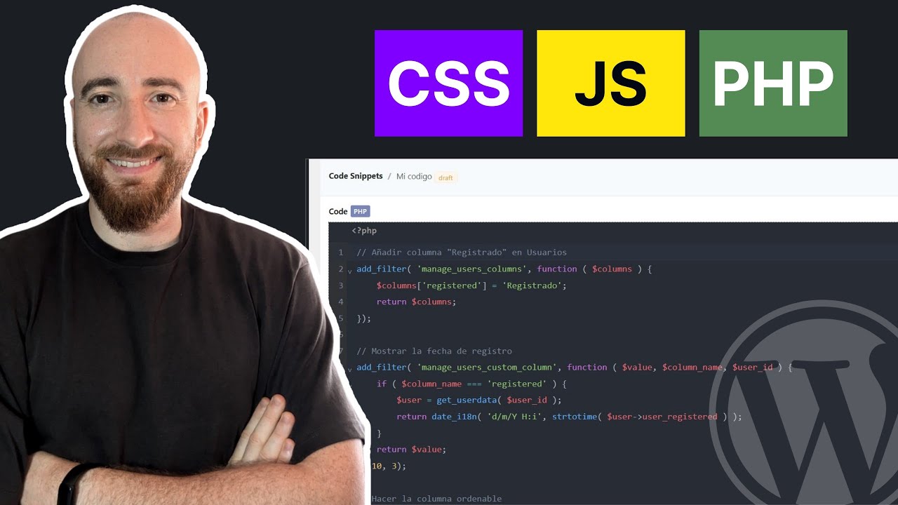 Cómo añadir CSS, JS y PHP en WordPress SIN romper tu web