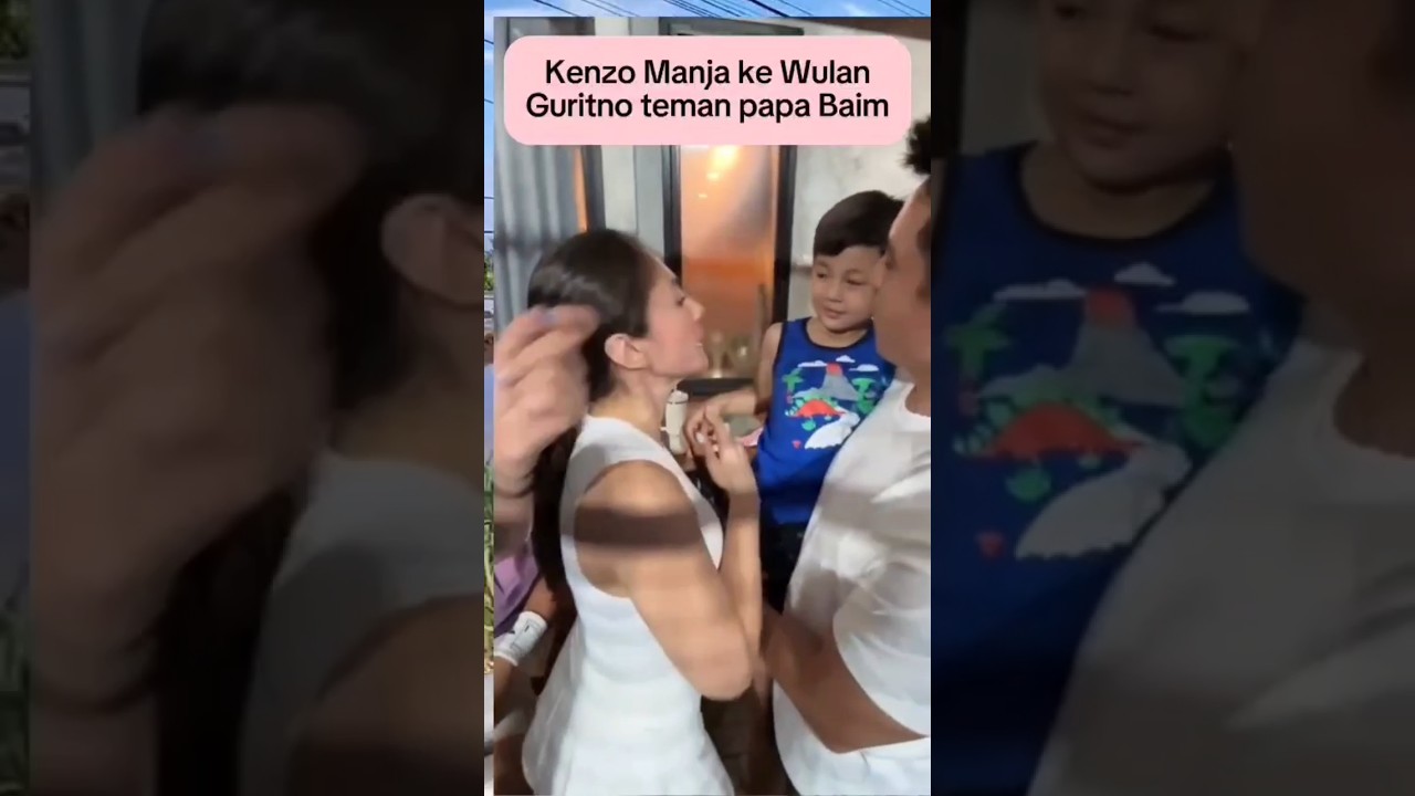 Kenzo manja ke Wulan Guritno teman papa baim wong #baimwong