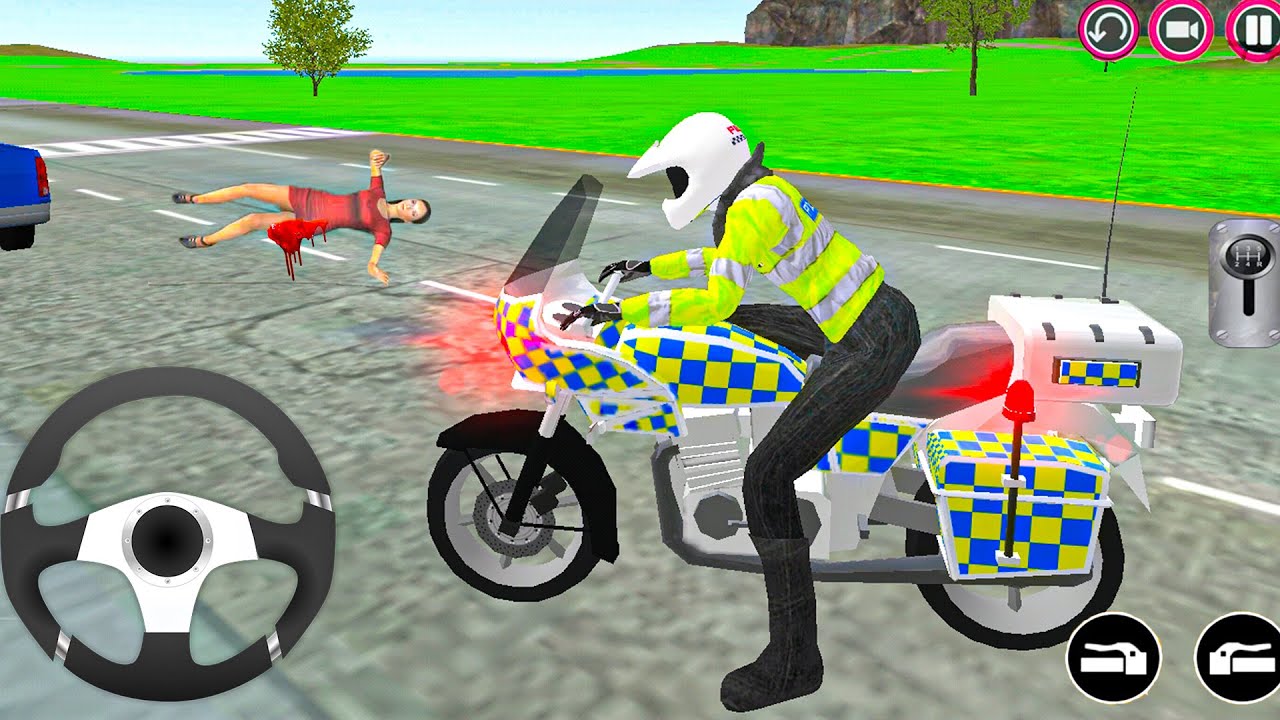 Police motorbike simulator 3d &ndash; police Chase Mission Funny bike games videos &ndash; Android Gameplay