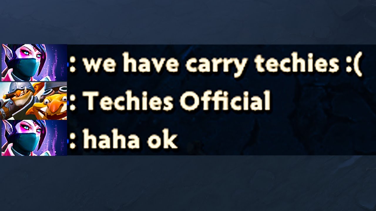 They didn't trust CARRY TECHIES until they saw my name...