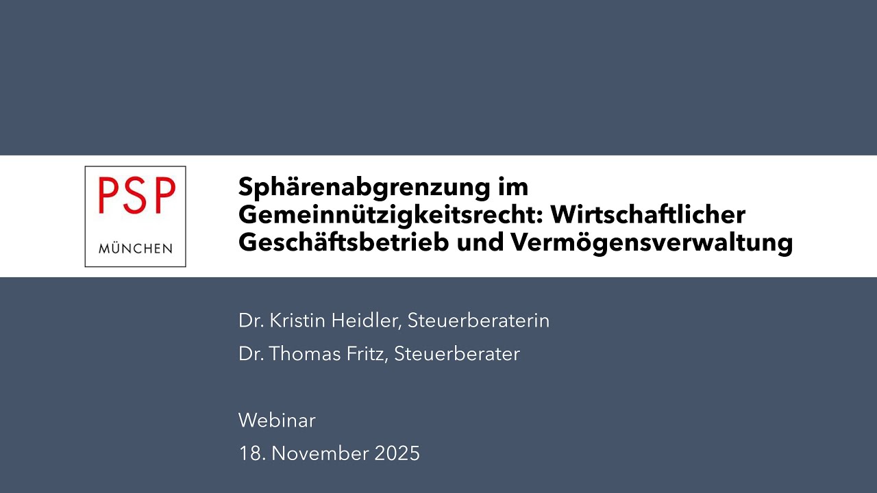 Sphärenabgrenzung im Gemeinnützigkeitsrecht: Vermögensverwaltung
