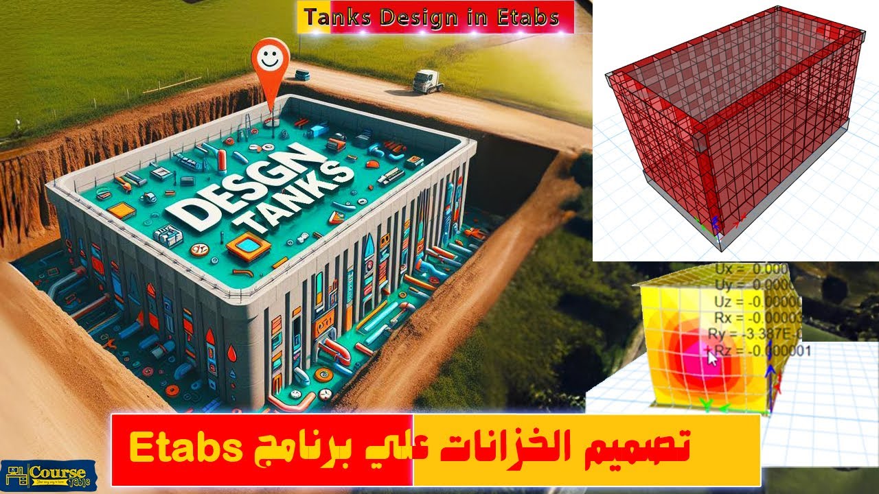 Tank Design in Etabs: Expert Tips :  تصميم الخزانات علي برنامج الايتاب