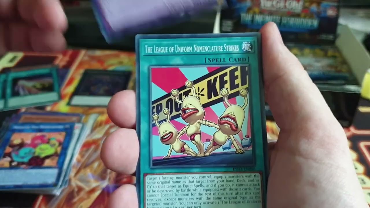 Yu-Gi-Oh The Infinite Forbidden box Opening