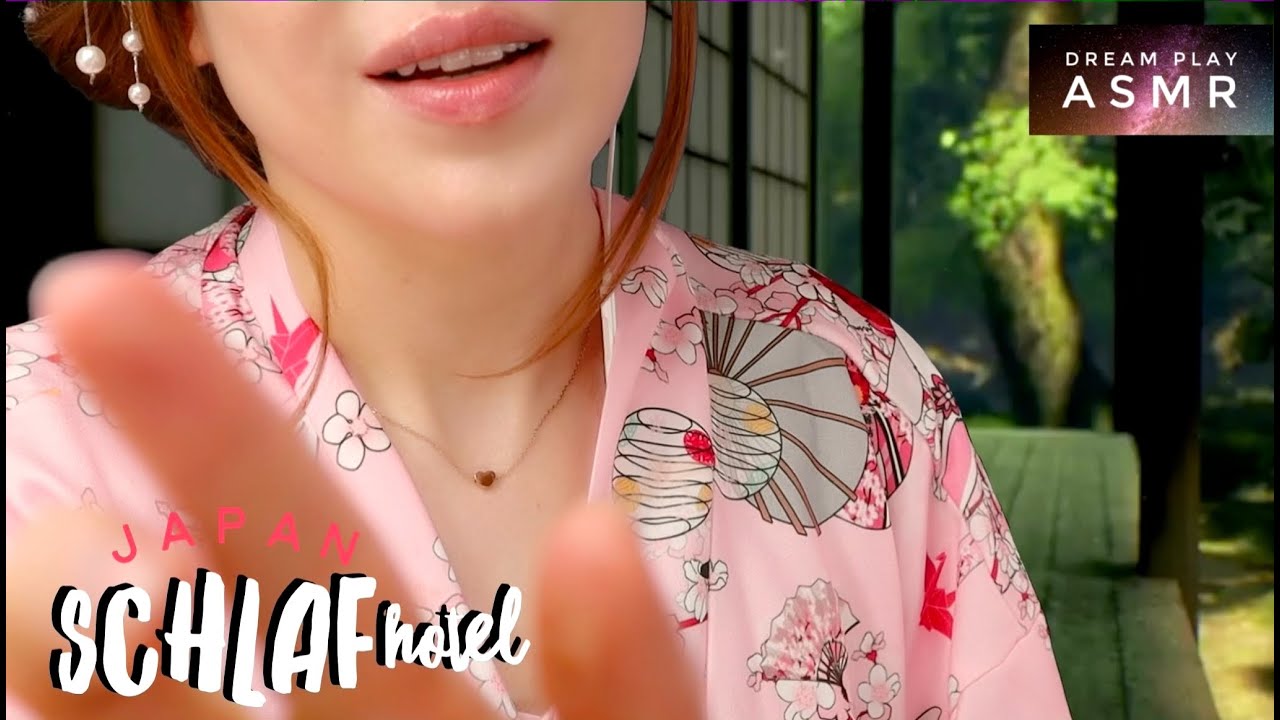★ASMR★ Japan Schlaf Hotel - Einschlafen mit Verwöhnprogramm im japanischen Garten | Dream Play ASMR