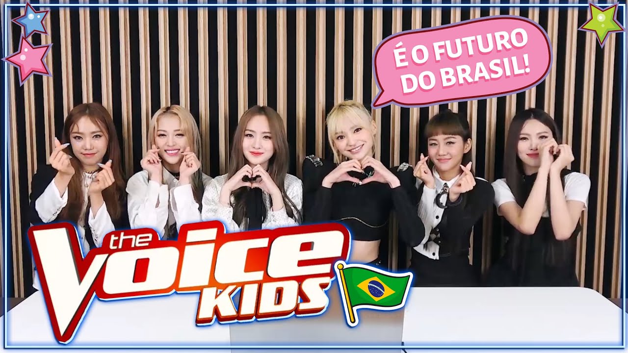 GRUPO DE KPOP REAGE AO THE VOICE KIDS BRASIL (COM BUGABOO)