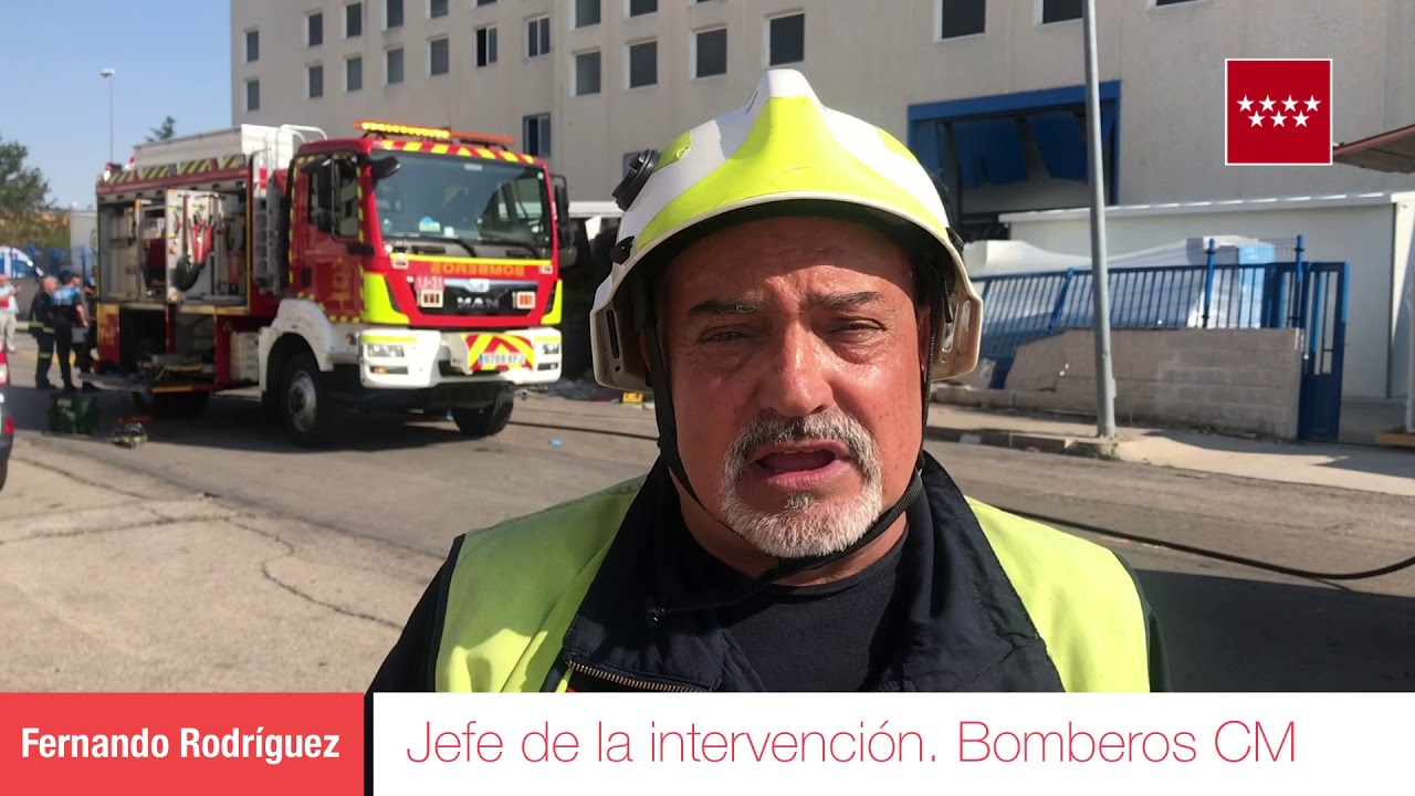 Accidente laboral en Algete. El rescate