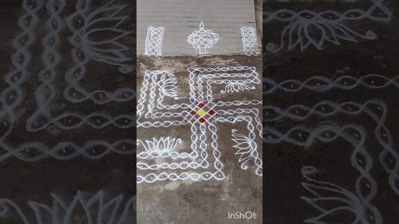 Big sikku kolam trending kolam# video#⚛️