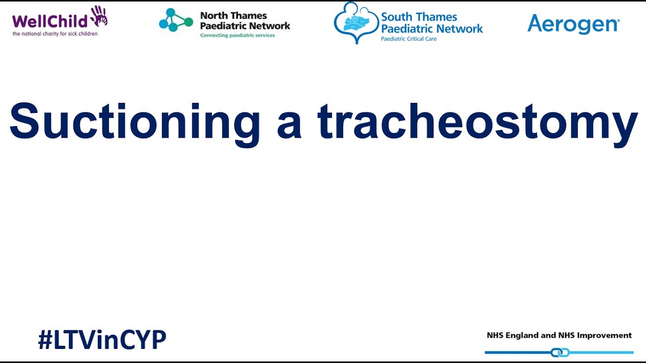 Suctioning a tracheostomy