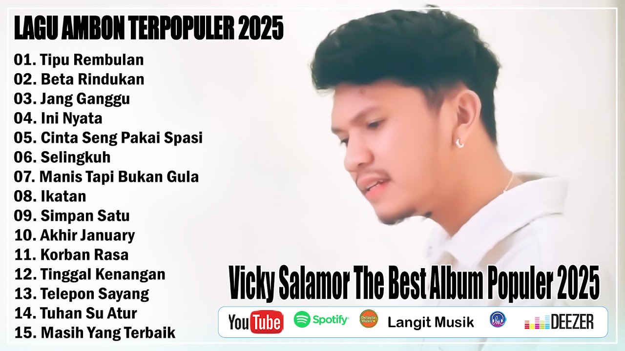 VICKY SALAMOR THE BEST ALBUM POPULER 2025 - LAGU AMBON TERBARU TIKTOK 2025