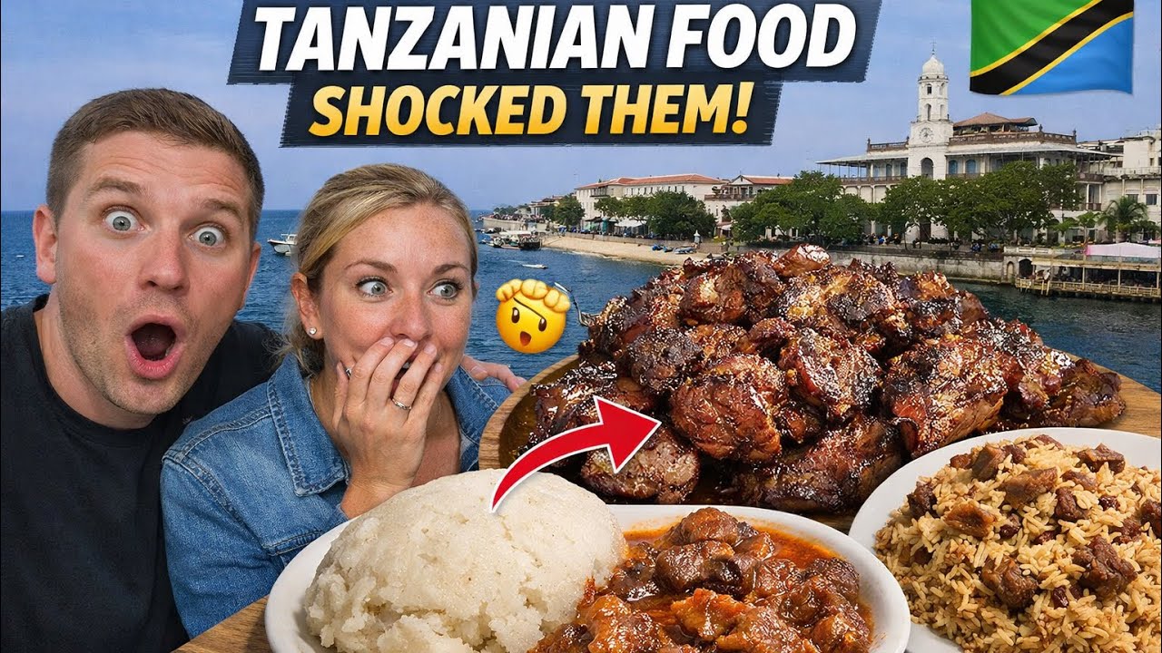 Foreigners Reactions to Eating Tanzanian Local Food 🇹🇿 | Travel Experience Tanzania