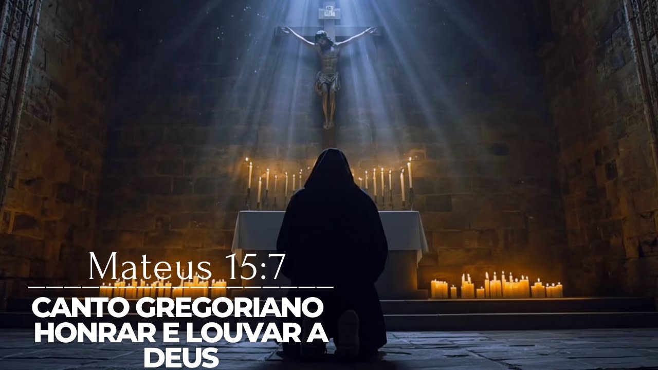 Canto Gregoriano para Honrar e Louvar a Deus ✝️ Mateus 15 : 7 | ORAÇÃO PODEROSA
