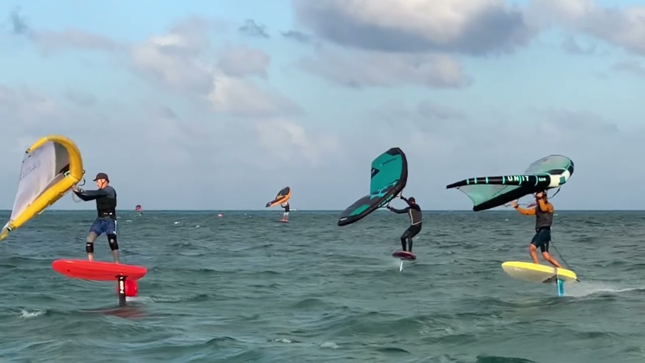 Wingfoil race in Cancun