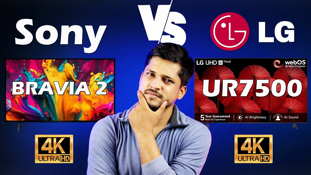 Sony BRAVIA 2 4k Smart TV vs LG UR7500 4k Smart TV | Best 43 Inch 4k Smart TV Comparison