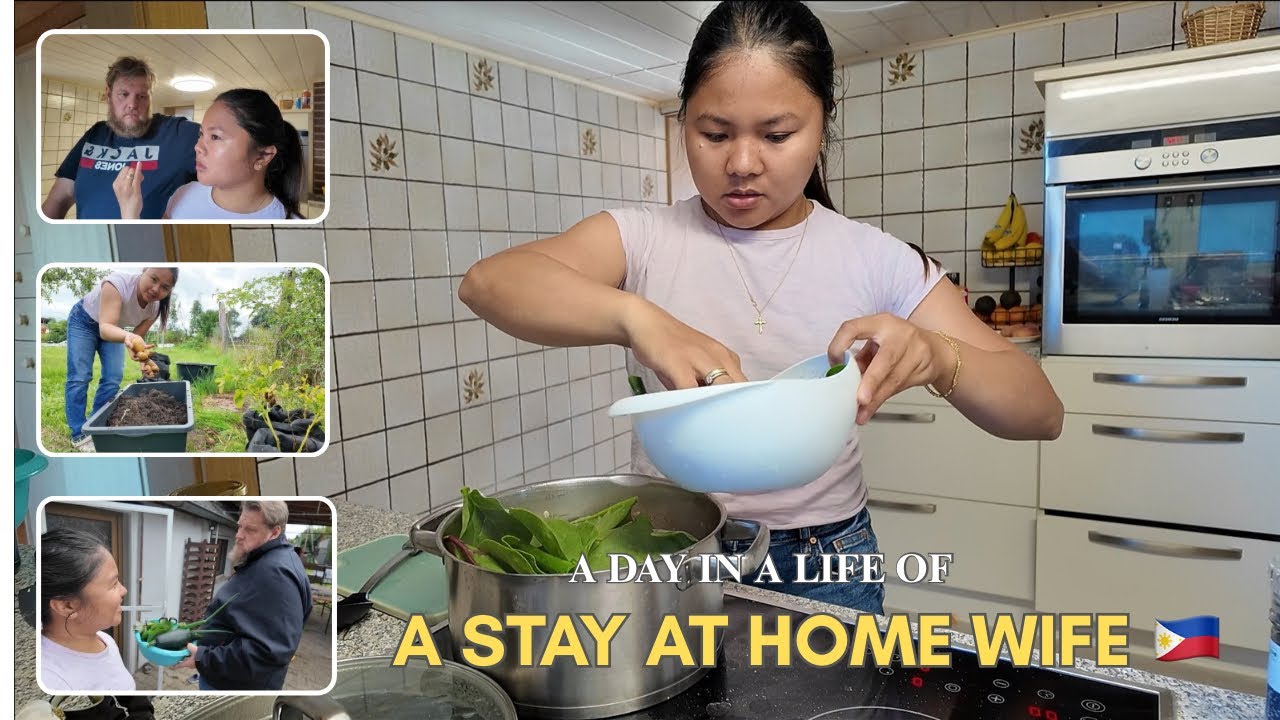 Filipina Wife Serving Food To My German Husband 🇩🇪.