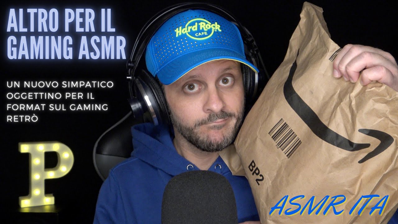 ASMR ITA | Ancora Unboxing: altra chicca RILASSANTE per il format sul Gaming Retrò | Show & Tell 📦🍄😴