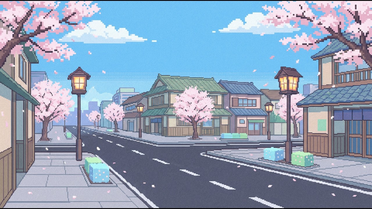 Retro Town: Cozy Lofi Beats to Study & Relax To